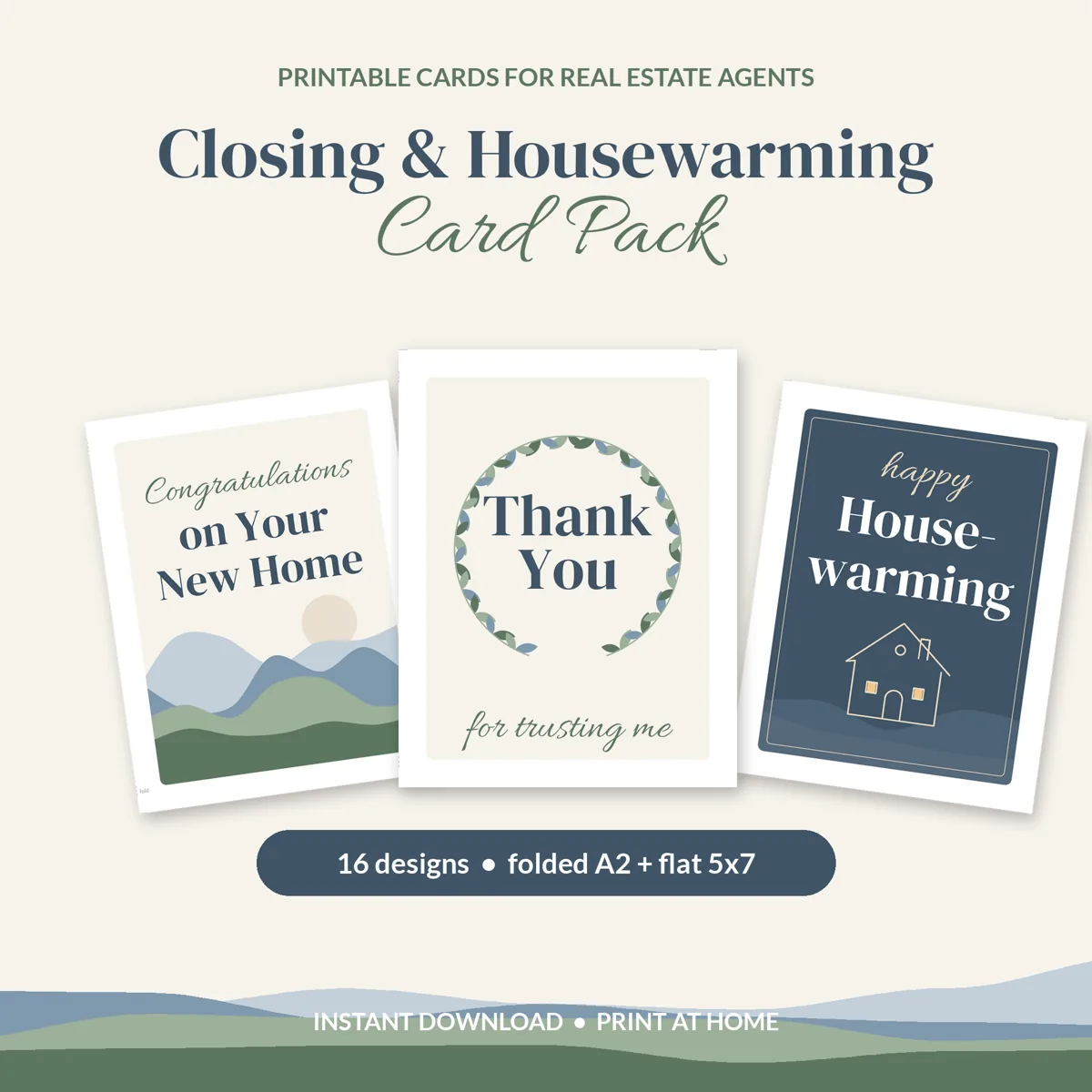 Closing & Housewarming Card Pack