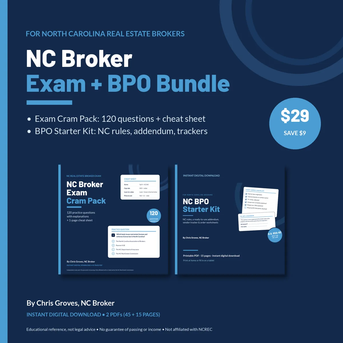 NC Broker Bundle (Exam + BPO)