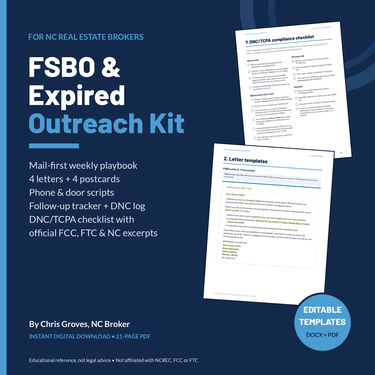 NC Broker FSBO & Expired Outreach Kit